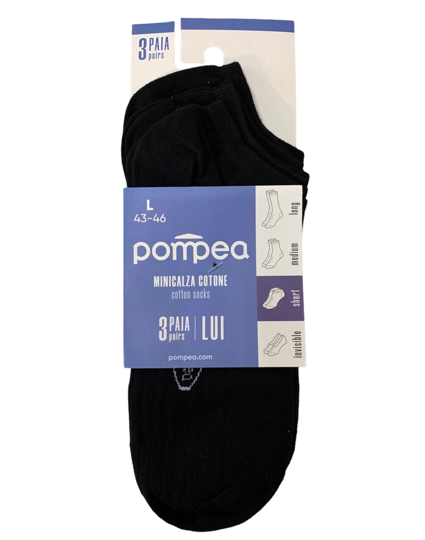 Pompea Minicalza Cotone 3 Paia